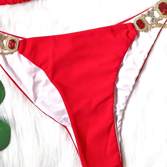 💋my princess cute red rhinestone swimsuit💋 - Picture 4 of 5